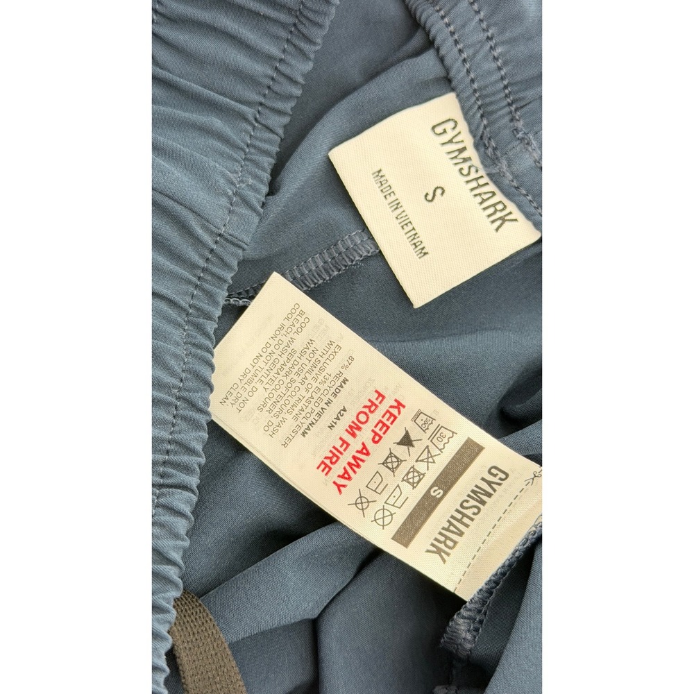 Gymshark Arrival Moisture Wicking Joggers Tapered Teal Blue Athleisure Small - Picture 3 of 3
